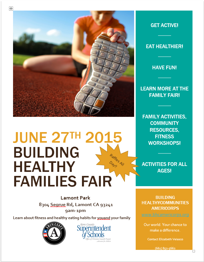 Building Health Families Fair