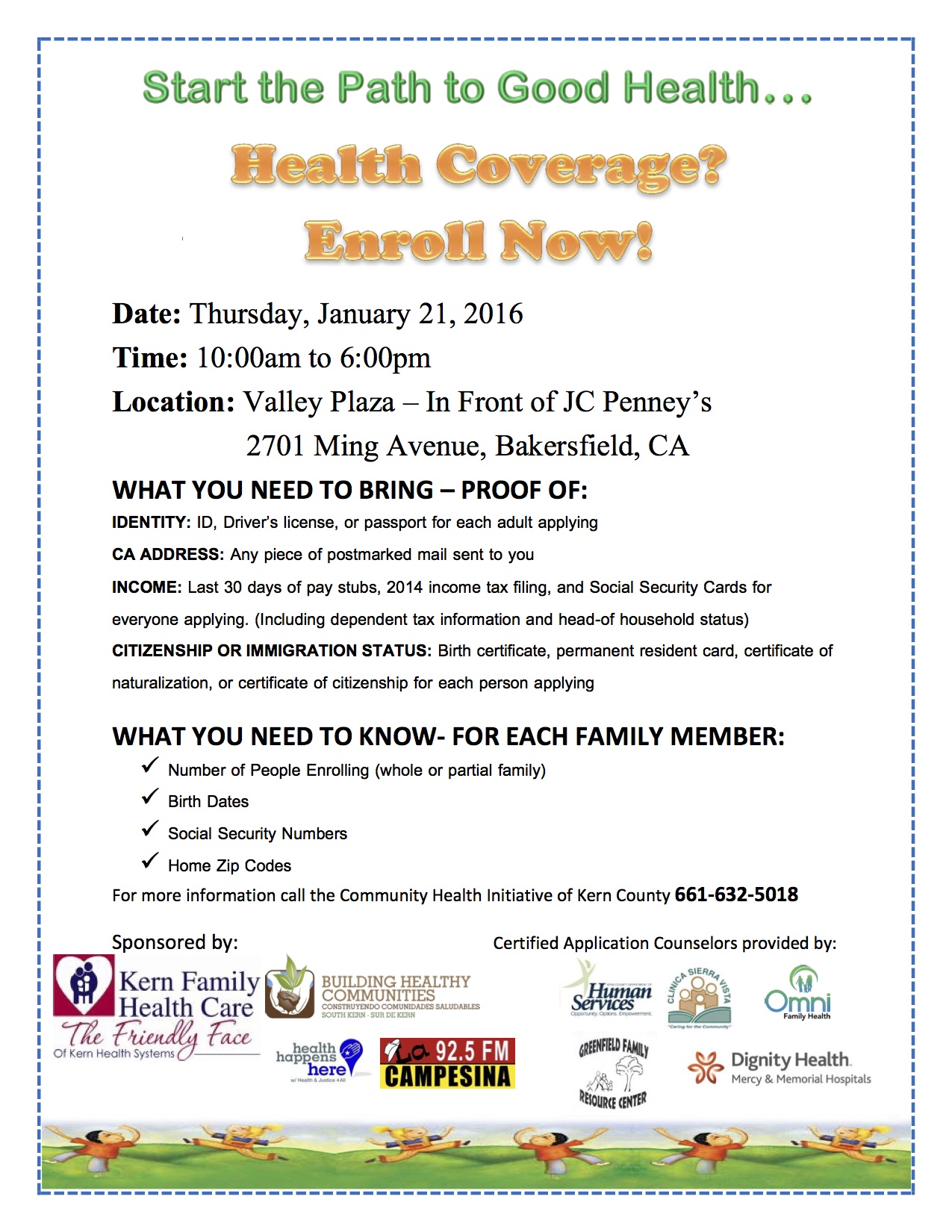 Valley Plaza Health Coverage Day 2016